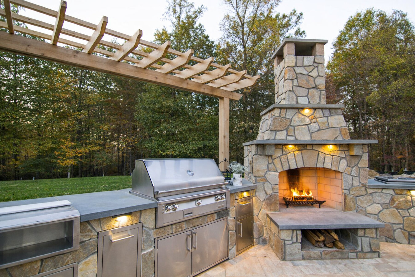 Outdoor kitchen masonry in Port St. Lucie, FL